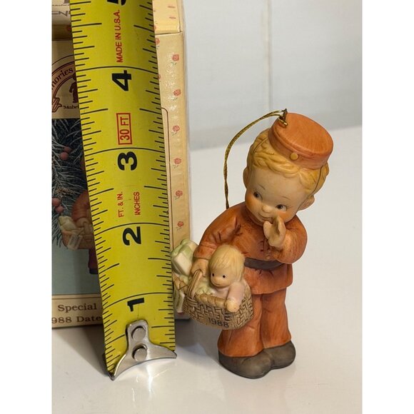 VTG 80s Enesco Memories of Yesterday Ornament “Special Delivery!” 3.5" Holiday - Picture 4 of 4